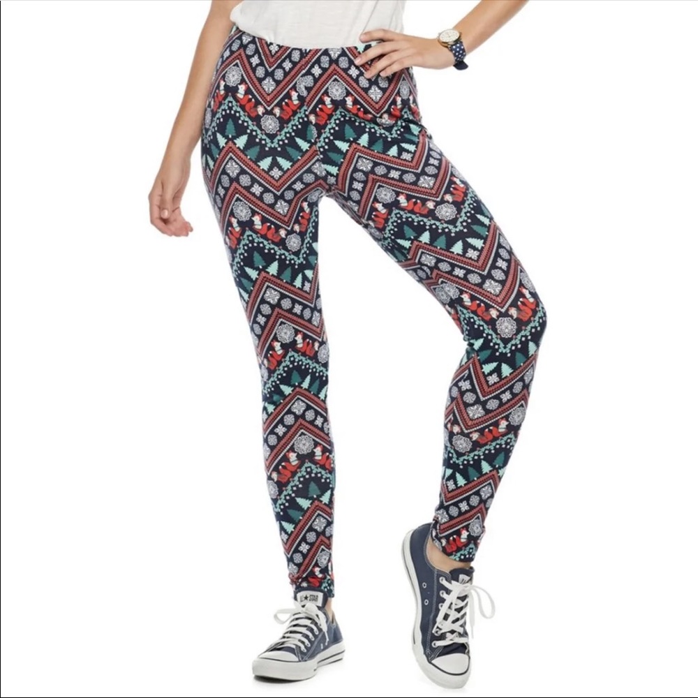 Holiday Leggings Christmas 🎄 SIZE LARGE NWT